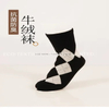 Wholesale Custom Pattern Design Striped Cotton Business Women Men Crew Socks