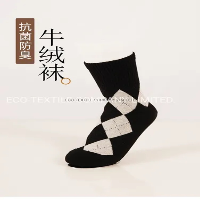 Wholesale Custom Pattern Design Striped Cotton Business Women Men Crew Socks