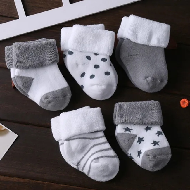 3-12m Soft Cotton Baby Girls Boys Socks Pure Baby Accessories Kids Socks