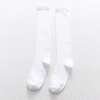 Premium Black Long Cotton Calf Socks for Breathability