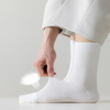Stylish Men’ S Breathable Knitted Crew Socks for Casual Wear