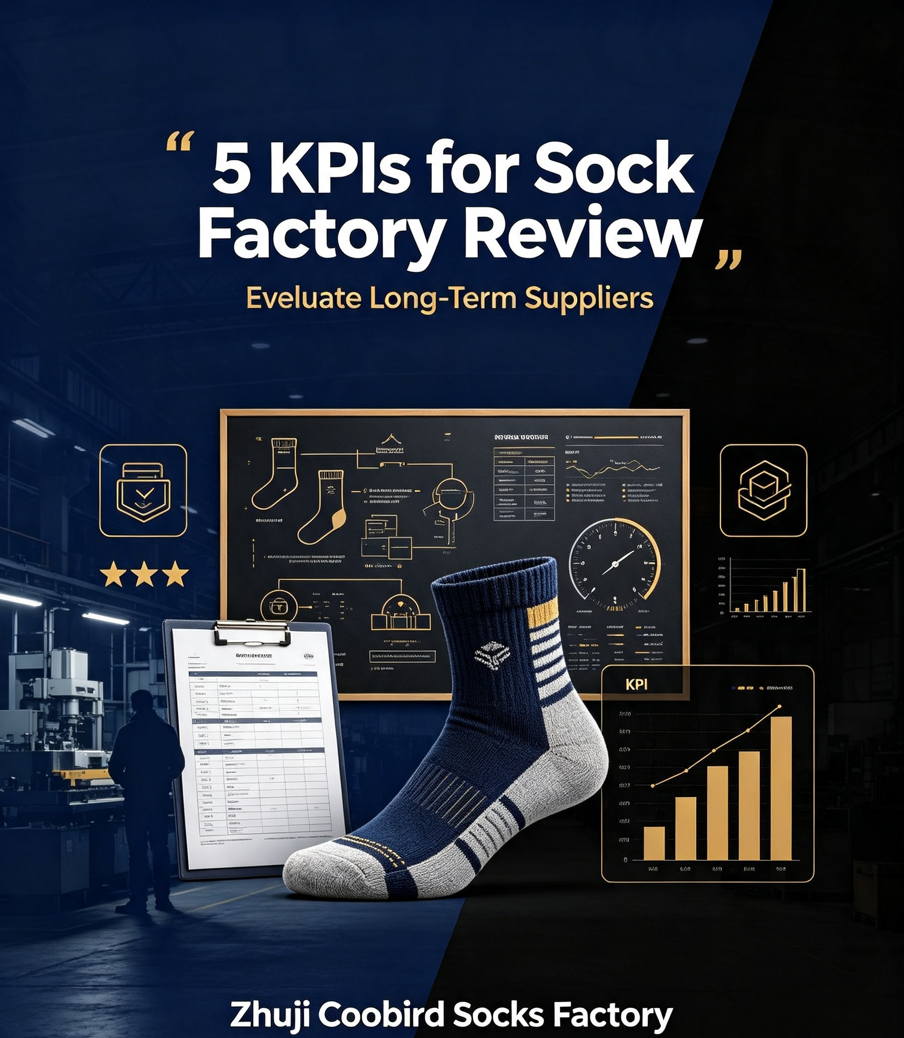 5 Core KPIs for Annual Review of Long-term Cooperative Socks Factories for Foreign Trade Companies