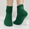 Fashion Women Cotton Embroidery Logo Socks