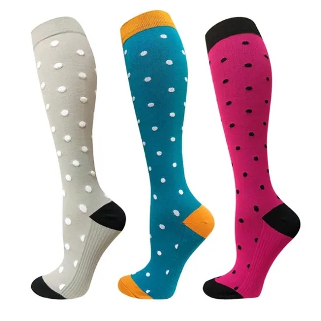 New Fashion Nylon Knee High Running Sport Compression Terry Socks