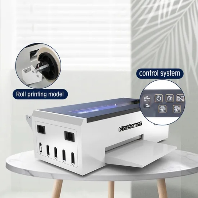A4 Printing Film Machine Digital Inkjet Dtf Printer + Dyer All in One for T-Shirt Printing New Popular Business Fabric Printer