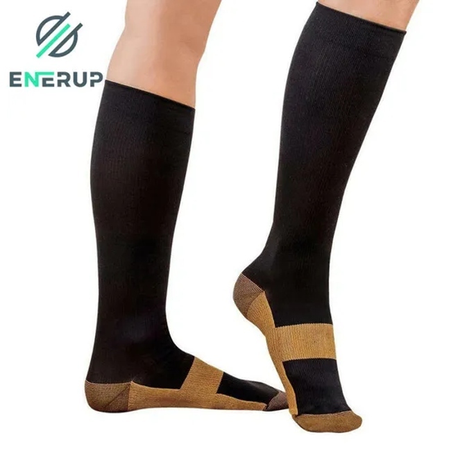 Enerup Copper Nylon Unisex Fun Compression Sport Socks
