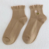Wholesale Korean Socks Cute Ankle Cotton Lovely Frill Short Socks