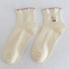 Wholesale Korean Socks Cute Ankle Cotton Lovely Frill Short Socks