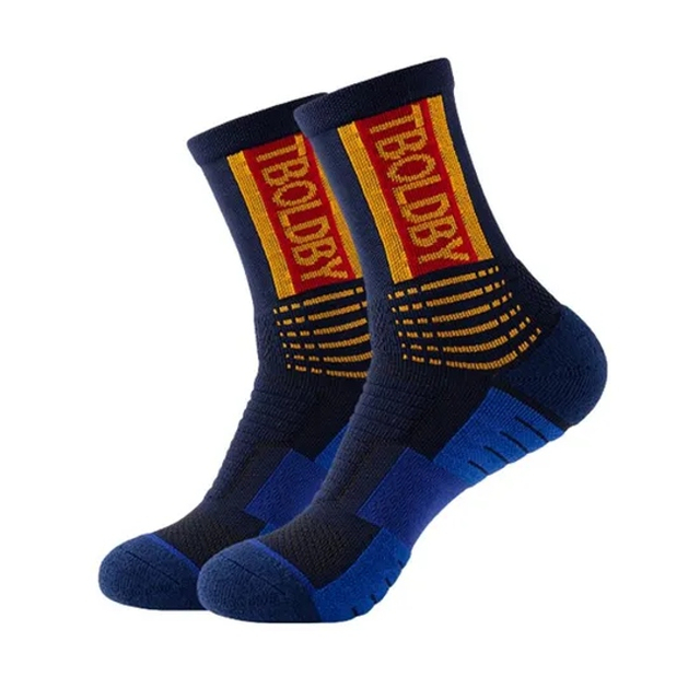 Customized Men Crew Sports Cycling Socks Outdoor OEM Ultralight Athletic Compression Football Soccer Sports Socks Man