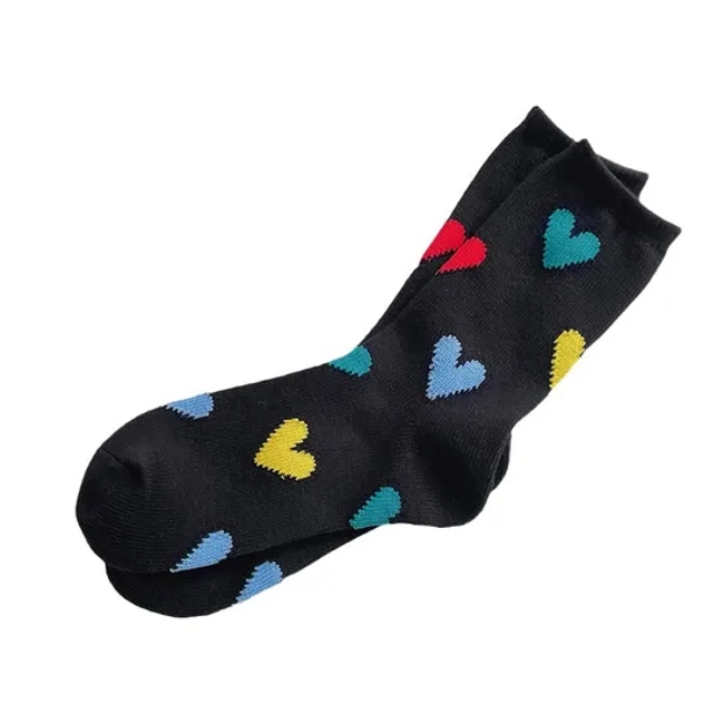Cotton Soft Women Ladies Girls Ankle Socks Classic Hearts Fashion Colors Casual Party Socks
