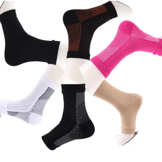 Sports Women Outdoor Fitness Compression Jump Rope Ankle Elastic Cycling Socks
