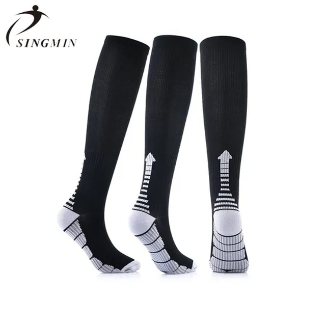 Cushion Compression OEM Mens Tube Custom Soccer Football Basketball Cotton Running Sport Socks
