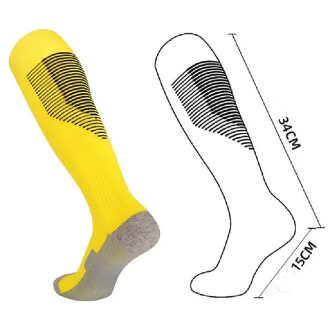 Towel Base Plain Football Socks Adult Men Football Socks Gy9-Ctm015