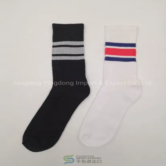 Wholesale Custom Logo 3D Print Cotton Sport Socks Ankle Men Athletic Socks Cotton for Football Soccer