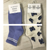 Big sale Durable Ladies cotton polyester spandex knitted PK demi crew socks