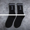 Factory price Best selling Personality Cozy Warm Hip Hop Street Style Custom Letter Socks logo Ribbed Crew socks