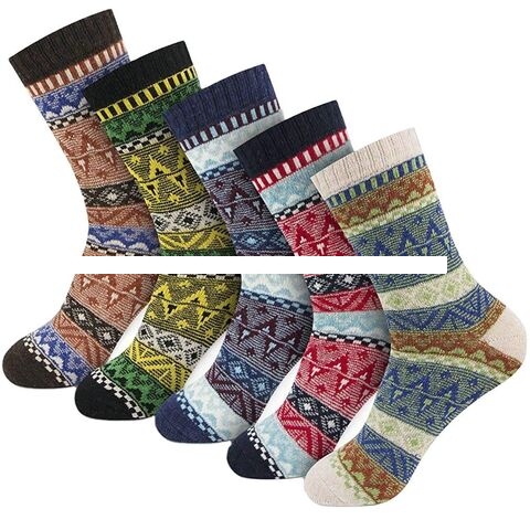 Wholesale Women s Socks Warm Thick Soft Wool Socks Christmas Gift Cozy Crew Socks for Women