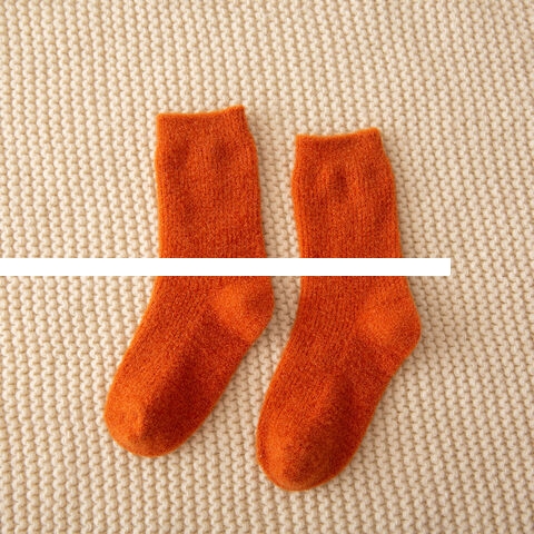 Hot seller Children s socks winter white velvet warmth thick towel socks boys cotton crew socks