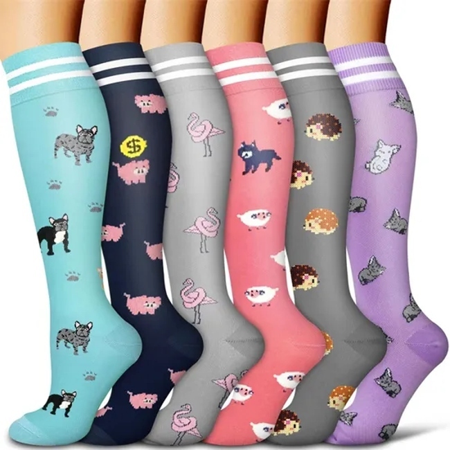 Easy to Wear and Take off Knee-High Compression Socks