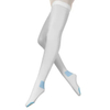 Medical White Gradient Close Toe Compression Socks