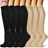 3/67 Pair Compression Stocking Women Men Knee High 30mmhg Edema Diabetes Varicose Veins Running Travel Sport Compression Socks