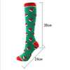 Wholesale Christmas Socks in Stock Long Compression Socks for Adult