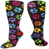 Customized 3D Digital Printed Socks Trendy Compression Socks Animal Socks Adult Cat Socks Women′s Heat Transfer Printed Sports Socks