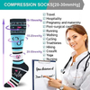 Compression Socks Men Women Knee High Stockings 20-30 Mmhg Fit Medical Edema Diabetes Varicose Veins Running Compression Socks