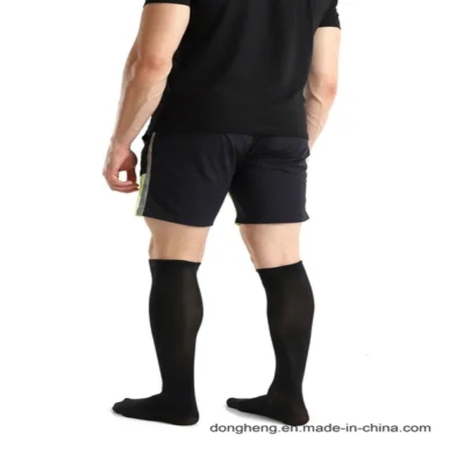 Cotton Compression Black Graduated Support Knee-High Socks for Men&Women