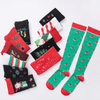 Wholesale High Quality Custom Women′s Fitness Christmas Socks Running Sport Cartoon Workout Wear Compression Socks