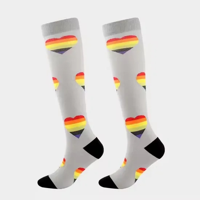 Sports Pressure Hosiery Outdoor Cycling Hosiery Stock Knee Protection Compression Socks