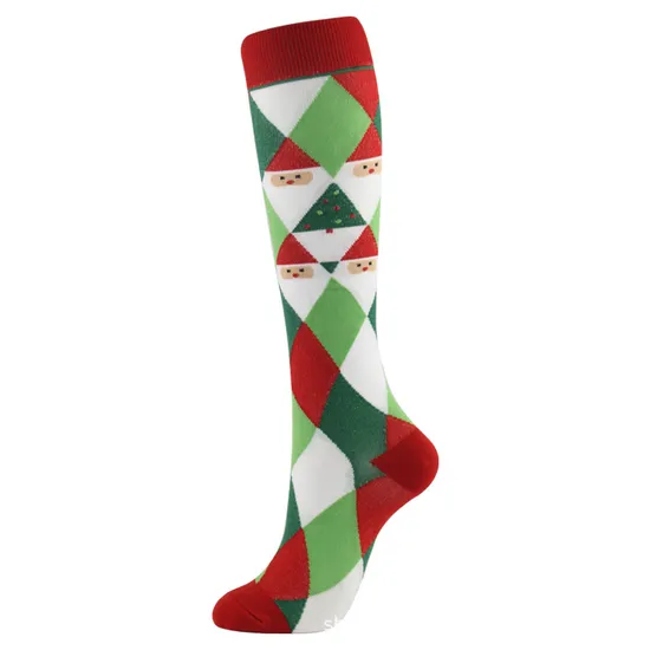 0047 Calf Sports Adult Compression Pressure Socks Over-The-Knee Socks