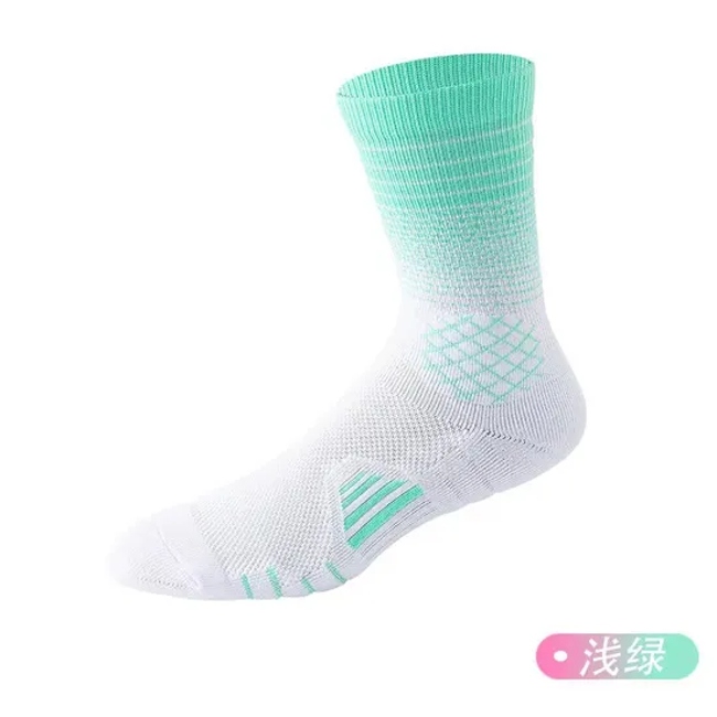 Sports High Basketball Durable Non-Slip Knitting Breathable Comfortable Quick-Drying Ankle Compression Socks