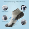 Customized Compression Short Socks Padded Golf Socks Sports Custom Thick Cushion Ankle Socks for Men