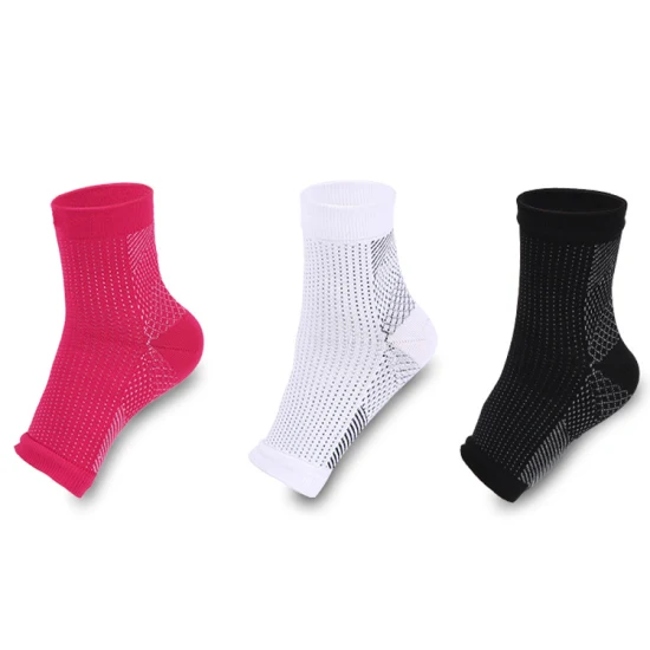 Sports Running Gym Compression Socks Ankle Protection Open Toe Ankle Socks