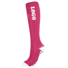 2024 Casual Winter Unisex Knitted High Quality Professional Compression Socks Solid Color Breathable Custom Socks