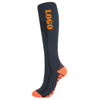 2024 Casual Winter Unisex Knitted High Quality Professional Compression Socks Solid Color Breathable Custom Socks