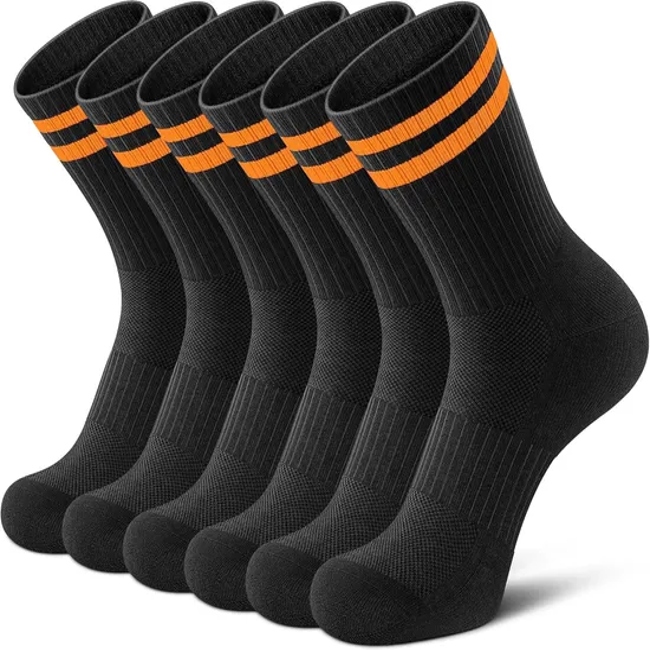 Football Socks Non Slip Extra Long Football Socks Men White Soccer Socks Knee High Athletic Compression Socks