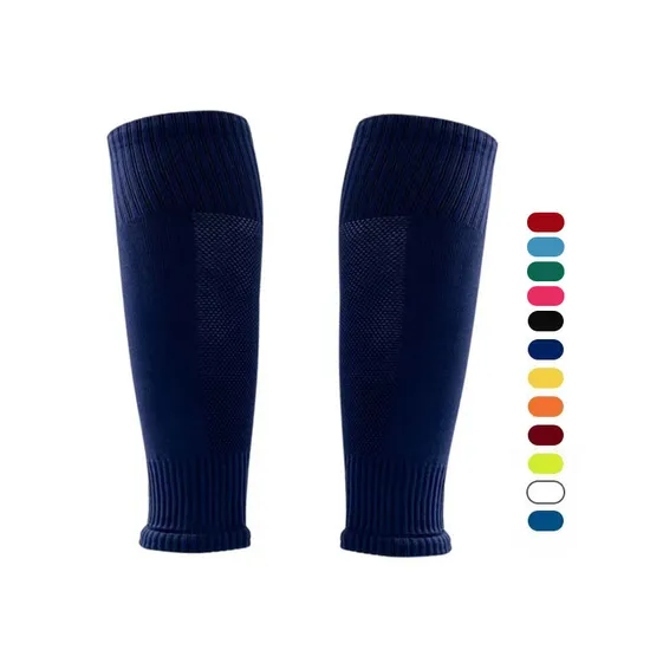 OEM Custom Football Compression Leg Sleeves Athletic Pre Cut Soccer Sock Sleeves