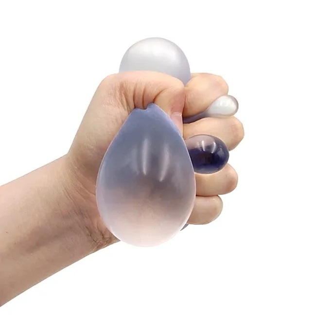 2.4" Malt Sugar Stress Ball Filled Relaxing Sensory Fidget Squeeze Toy, Hand Exercise Balls Gift (6 Colors)