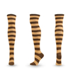 Womens Thigh High Socks Cotton Striped Over The Knee Socks Long Knee High Socks for Women