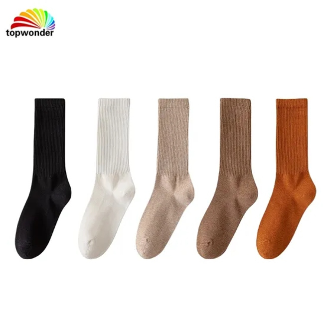 Customize and Wholesale All Colors of Striped Knee High Single Color Sports Sock in Many Colors and Sizes