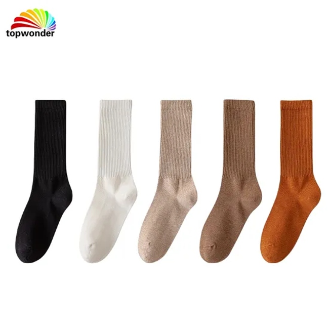 Customize and Wholesale All Colors of Striped Knee High Single Color Sports Sock in Many Colors and Sizes