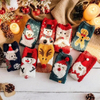 Wholesale Holiday Gift Novelty Socks Men′s Colorful Crazy Xmas Crew Socks Funky Christmas Socks