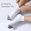 Men′s Sports Ankle Socks Cushioned Sports Socks with Air Mesh & Seamless Toe
