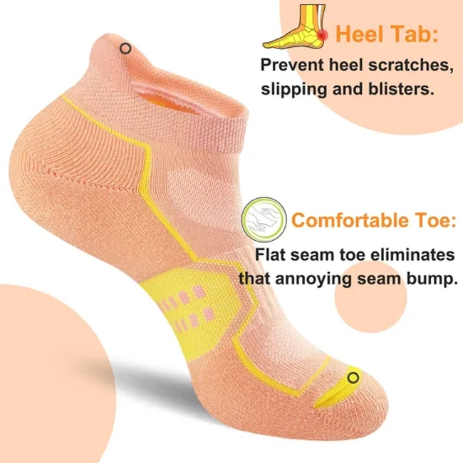 Custom Ankle Terry Cotton Breathable Duable Cushion Low Cut Sports Socks