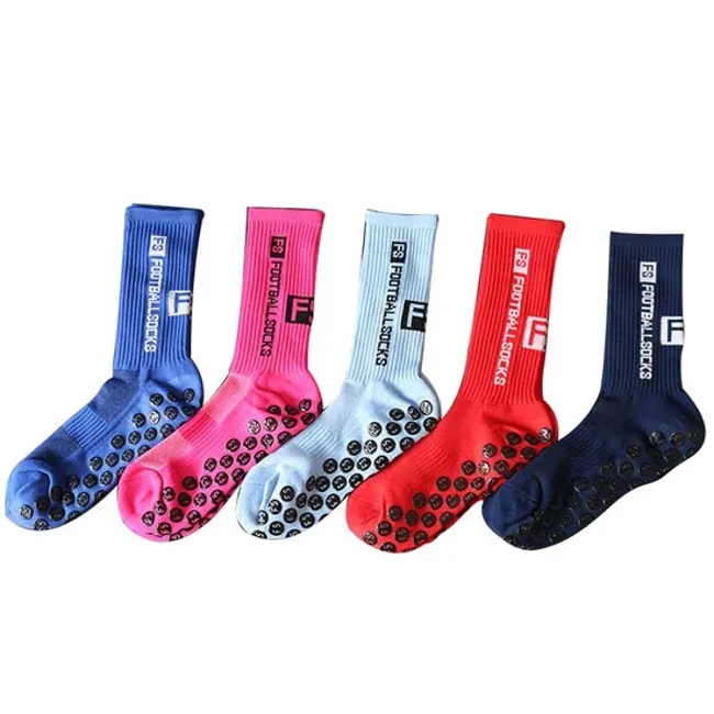 Sports Grip Soccer Anti Slip Socks Men Custom Logo Soccer Socks