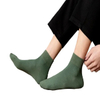 Soft Solid Color Jacquard Ankle Mens Cotton Bamboo Business Basic Socks Factory