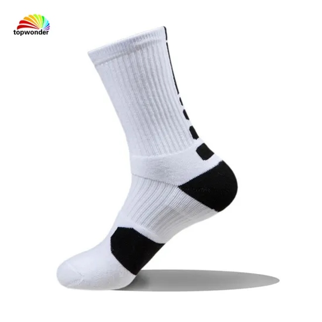 Customize All Sorts of Dry-Fit Basketball Football Running Cycling Sports Sock with Cushion Bottom and Good Sweat Absorbing