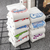 White Graffiti Letter Basketball Knitted Pure Cotton Sweat-Absorbing Socks